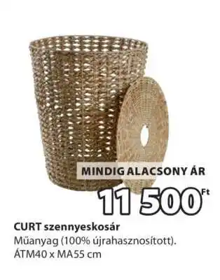 JYSK CURT SZENNYESKOSÁR ajánlat