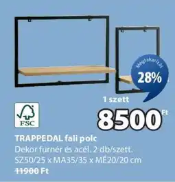 JYSK TRAPPEDAL fali polc ajánlat