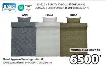 JYSK FLANEL ÁGYNEMŰHUZAT-GARNITÚRÁK ajánlat