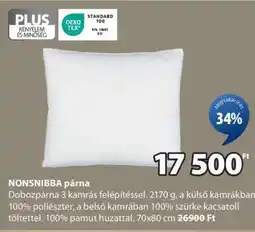 JYSK NONSNIBBA párna ajánlat