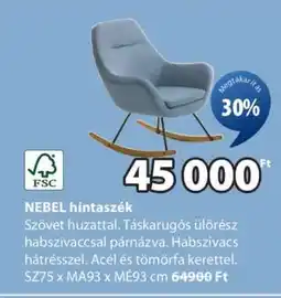 JYSK NEBEL HINTASZÉK ajánlat