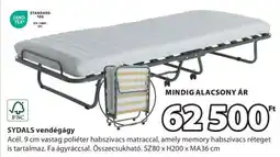 JYSK SYDALS vendégágy ajánlat