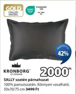 JYSK SALLY szatén párnahuzat ajánlat