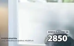 JYSK FOSSEN ablakfólia ajánlat