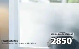 JYSK FOSSEN ablakfólia ajánlat
