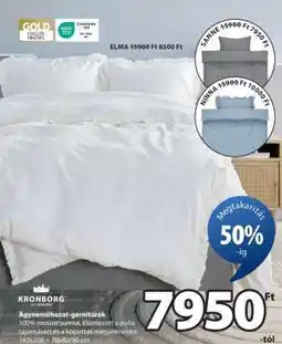 JYSK KRONBORG Ágyneműhuzat-garnitúrák ajánlat