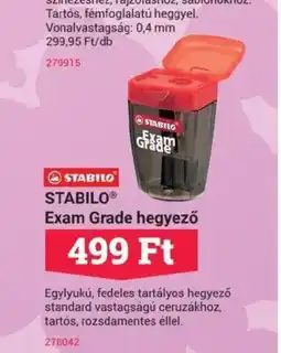 Office Depot STABILOⓇ Exam Grade hegyező ajánlat