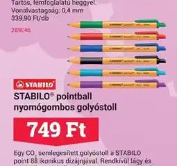 Office Depot STABILOⓇ Pointball nyomógombos golyóstoll ajánlat