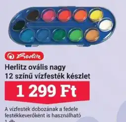 Office Depot Herlitz ovális nagy 12 színű vízfesték készlet ajánlat