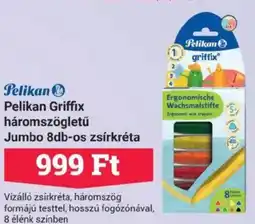 Office Depot Pelikan Griffix háromszögletű Jumbo 8db-os ajánlat
