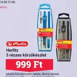 Office Depot Herlitz 5 részes körzőkészlet ajánlat