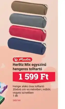 Office Depot Herlitz Mix egyszínű hengeres tolltartó ajánlat