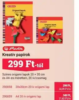 Office Depot Herlitz Kreatív papírok ajánlat