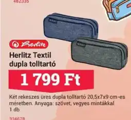 Office Depot Herlitz Textil dupla tolltartó ajánlat