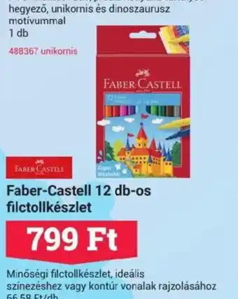 Office Depot Faber-Castell 12 db-os filctollkészlet ajánlat