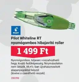 Office Depot Pilot Whiteline RT nyomógombos hibajavító ajánlat