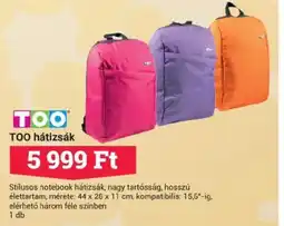 Office Depot TOO hátizsák ajánlat