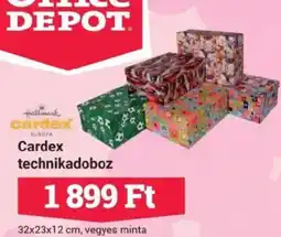 Office Depot Cardex technikadoboz ajánlat