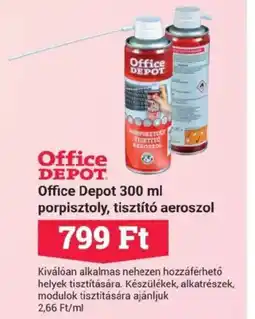 Office Depot Office Depot porpisztoly, tisztító aeroszol ajánlat