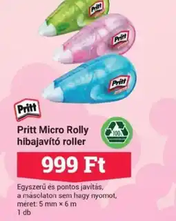 Office Depot Pritt Micro Rolly hibajavító roller ajánlat