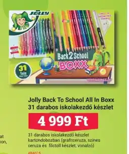 Office Depot Jolly Back To School All In Boxx 31 darabos iskolakezdő készlet ajánlat