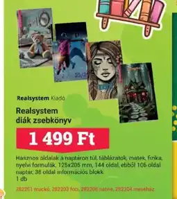 Office Depot Realsystem diák zsebkönyv ajánlat
