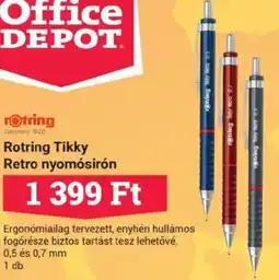 Office Depot Rotring Tikky Retro nyomósirón ajánlat