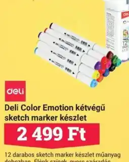 Office Depot Deli Color Emotion kétvégű sketch marker ajánlat