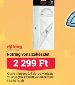 Office Depot Rotring vonalzókészlet ajánlat