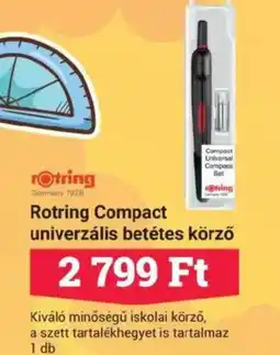 Office Depot Rotring Compact univerzális betétes körző ajánlat