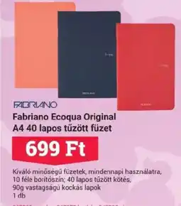 Office Depot Fabriano Ecoqua Original A4 40 lapos tűzött ajánlat