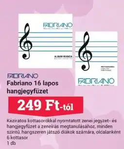 Office Depot Fabriano 16 lapos hangjegyfüzet ajánlat