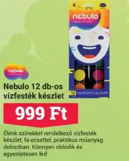 Office Depot Nebulo 12 db-os vízfesték készlet ajánlat