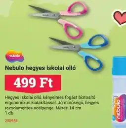 Office Depot Nebulo hegyes iskolai olló ajánlat