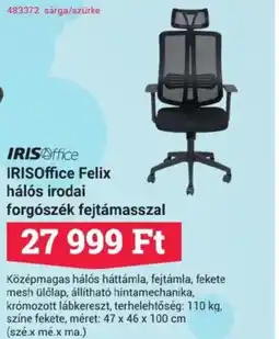 Office Depot IRISOffice Felix hálós irodai ajánlat