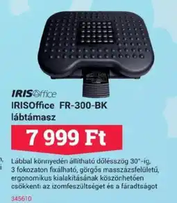 Office Depot IRISOffice FR-200-BK lábtámasz ajánlat