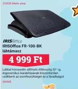 Office Depot IRISOffice FR-100-BK lábtámasz ajánlat