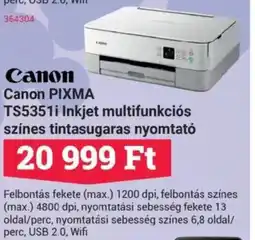 Office Depot Canon PIXMA TS5351i Inkjet multifunkciós ajánlat
