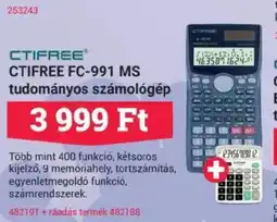 Office Depot CTIFREE FC-991 MS tudományos számológép ajánlat