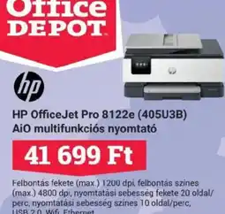 Office Depot HP OfficeJet Pro 8122e (405U3B) AiO ajánlat