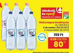 Spar Naturaqua ásványvíz ajánlat