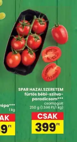Spar Spar Hazai Szeretem Fürtös bébi-szilva paradicsom ajánlat