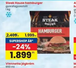 Spar Steak House hamburger ajánlat