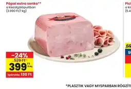 Spar Pápai extra sonka ajánlat