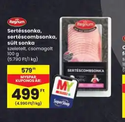 Spar Regnum Sertéssonka, sertéscombsonka, sült sonka ajánlat