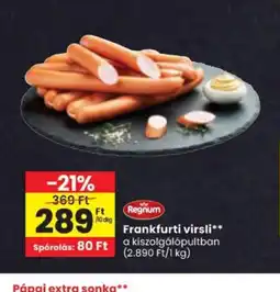 Spar Regnum Frankfurti virsli ajánlat