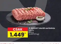 Spar S-Budget darált sertéshús ajánlat