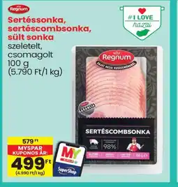 Spar Regnum Sertéssonka, sertéscombsonka, sült sonka ajánlat