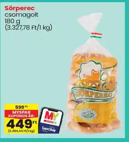 Spar Sörperec ajánlat