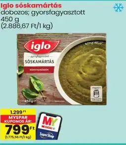 Spar Iglo sskamártás ajánlat